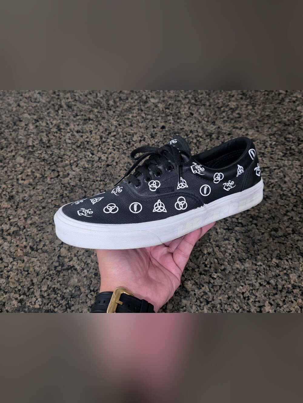 Vans X Led Zeppelin 50th Anniversary Unisex Sneakers Shoes Men's 9.5 Women 11